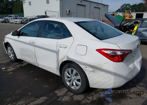 2016 Toyota Corolla Le из США, поврежденный, VIN 2T1BURHE3GC734018